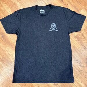 GORUCK Tribe Mens Charcoal Heather Grey Tri-Blend Skull Graphic T-Shirt Medium
